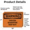 Signmission Cholera Quarantine Keep Out! OSHA Warning Sign, Vinyl Decal, 10in W x 7in L, 2PK OS-2PACK-WS-D-710-L-12020 - alternate 4